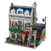 Parisian Restaurant Creator Building Blocks 2573PCS w/ 5 Figures (10243) ABS Kit Parisian Restaurant Building Blocks